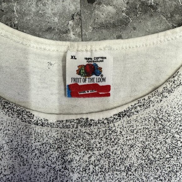 Vintage University Michigan Wolverines Big AOP Muscle Tank Top XL Vtg USA Sport - Picture 3 of 5